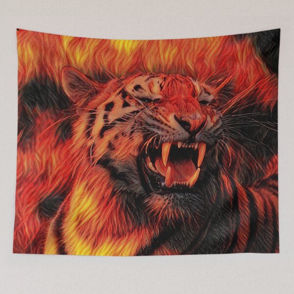 Item preview, Tiger tiger burning bright designed and sold by missmoneypenny.