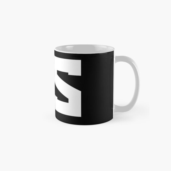 Red Scare White on Black Classic Mug