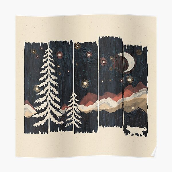 Starry Night in the Mountains... Poster
