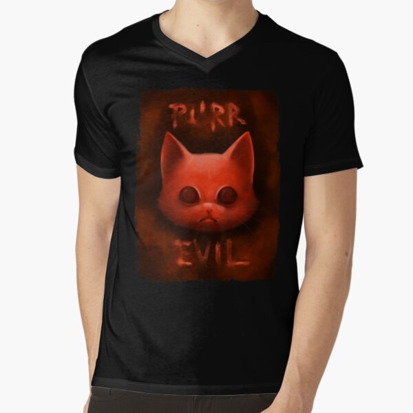 PurrEvil T-shirt col V