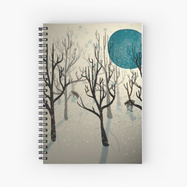Among the Wolves... Spiral Notebook