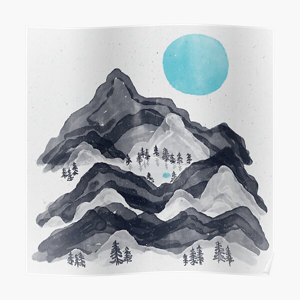 The Sun in Moon Lake... Poster
