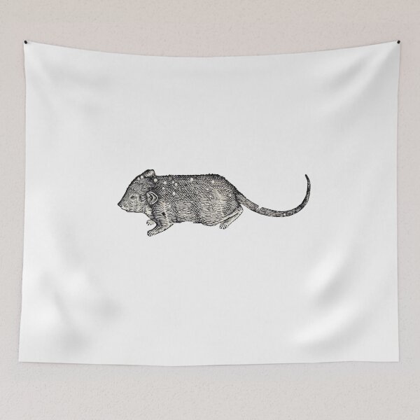 Item preview, woodcuts bestiary - mouse designed and sold by MagicDoorknob.