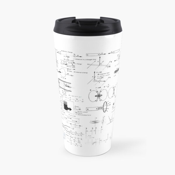 Physics Equations - Physics Formulas Travel Mug