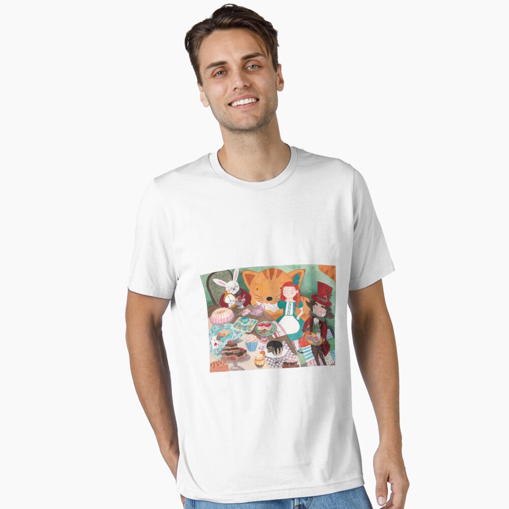 Vista previa del artículo con la obra «Camiseta esencial», diseñado y vendido por paulahurtado.