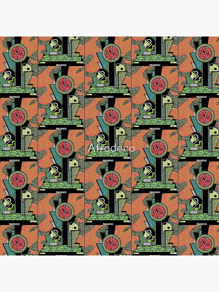 ART DECO CLOCK by Afrodeco