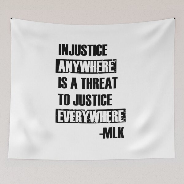 Item preview, Injustice Anywhere Threat MLK Black History Month 2 designed and sold by hadleydesigns.