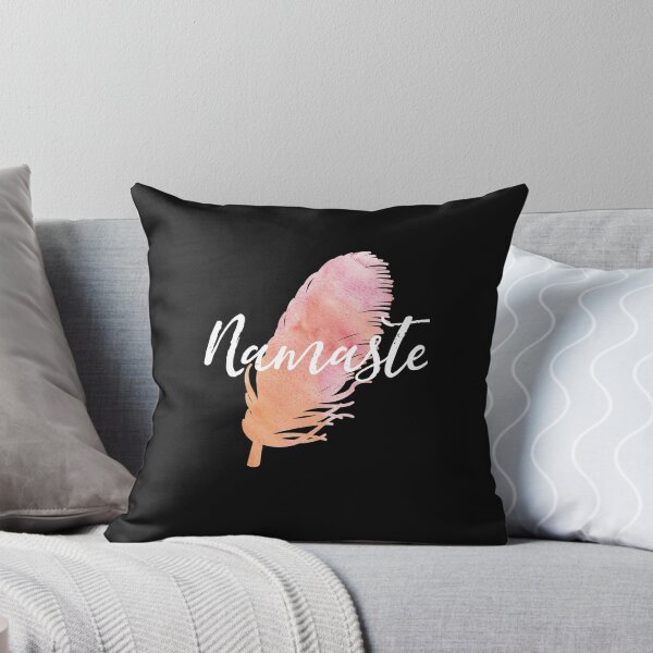 Item preview, Namaste Watercolor Feather designed and sold by jutulen.