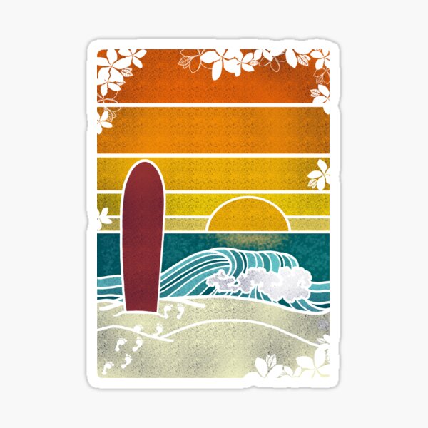 Sunset Beach Sticker