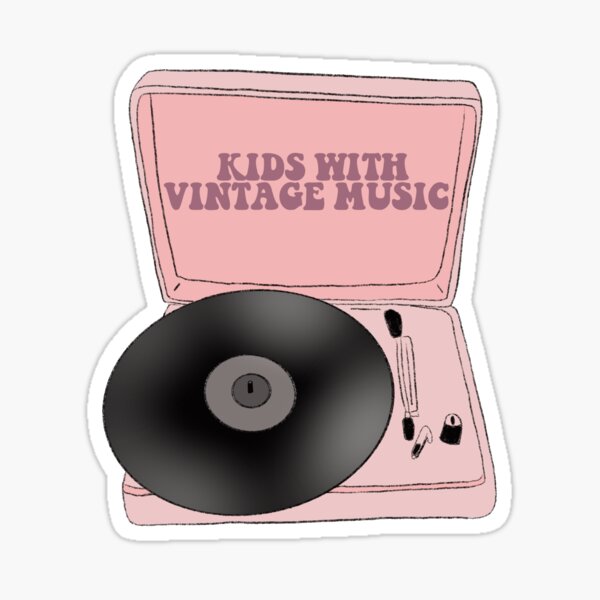 Item preview, KIDS WITH VINTAGE MUSIC - Record Player designed and sold by Maddison Green.