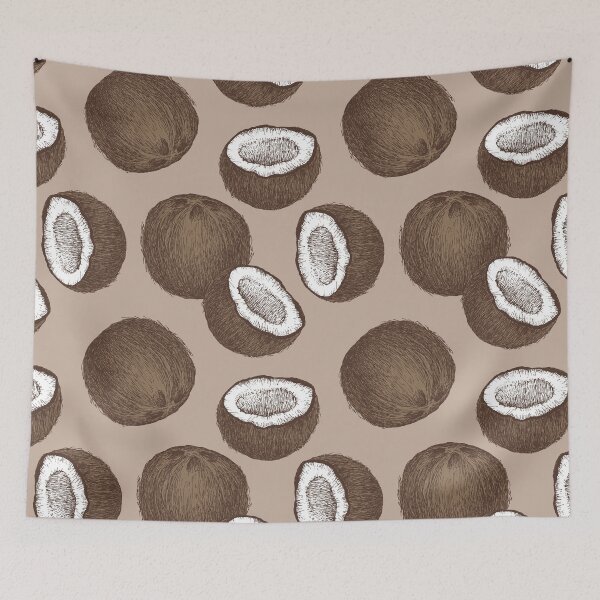 Item preview, Coconut Hand Drawn Pattern designed and sold by blindvibes.