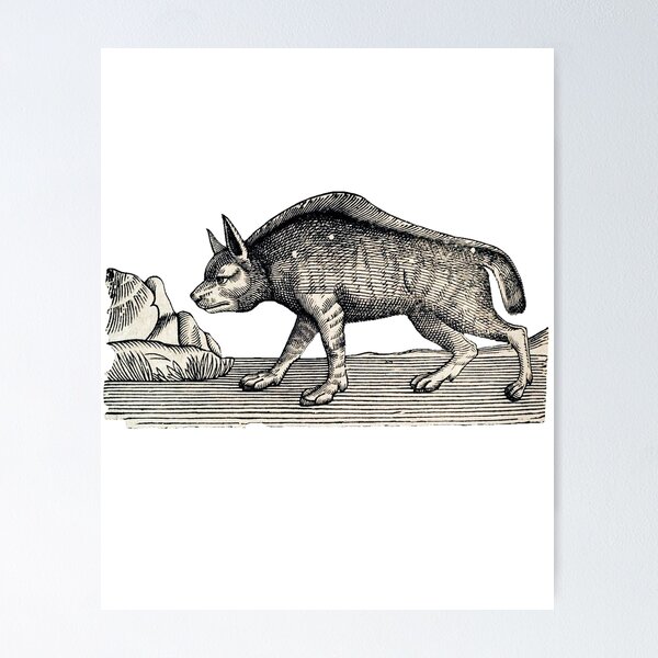 Item preview, woodcuts bestiary - sea wolf designed and sold by MagicDoorknob.
