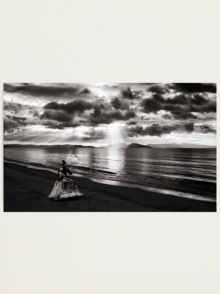 Alternate view of Singing To The Sunrise - Nine Mile Beach, Tasmania Photographic Print