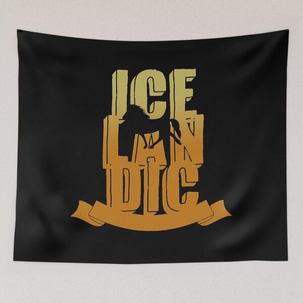 Item preview, Icelandic Horse: Iceland Horse Tölt Pony Merch designed and sold by iLambdaChi.