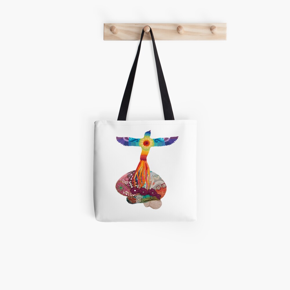 Rising Phoenix Brain - for neuro motivation Tote Bag