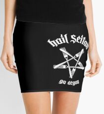 Hail Seitan - Go vegan 1.1 (weiß) Minirock
