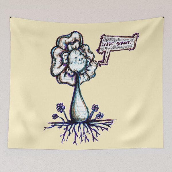 Item preview, Just Start Flowerkid designed and sold by renpencreations.
