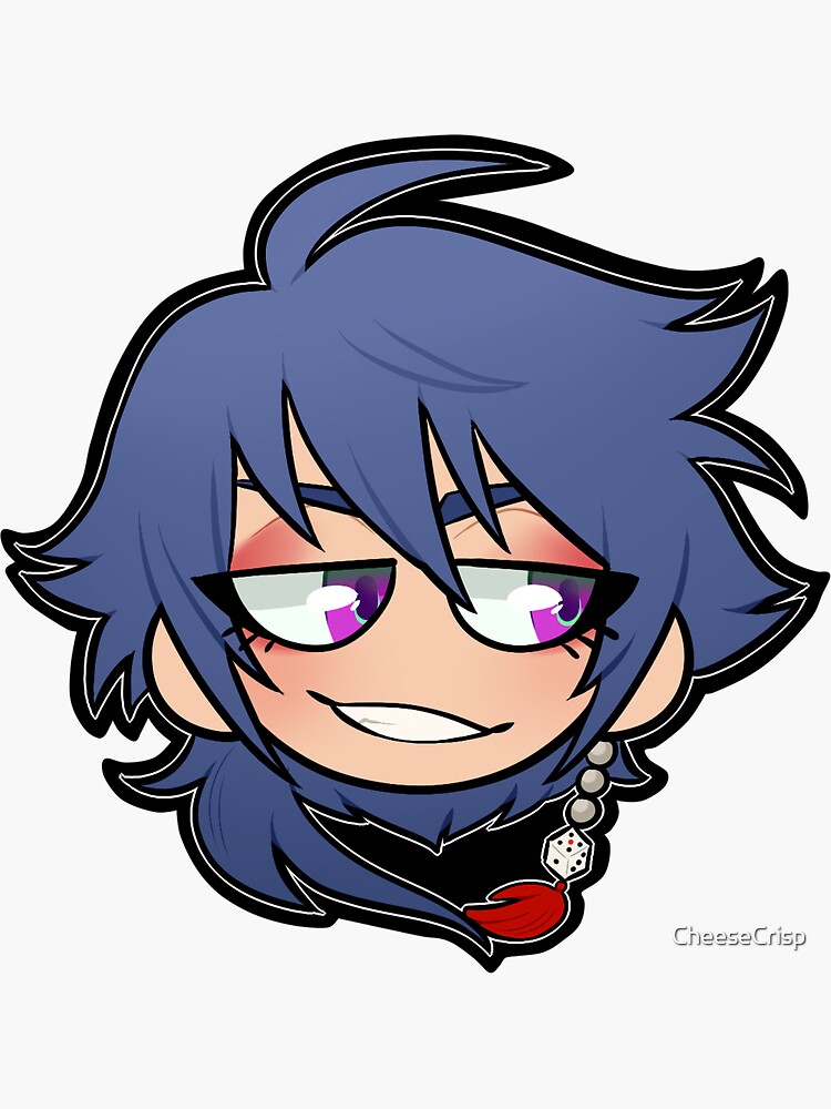 "Dice Head" Sticker by CheeseCrisp Redbubble