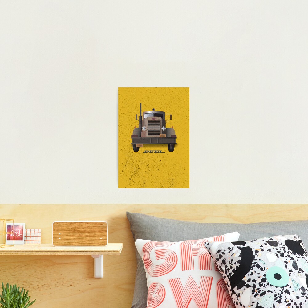 Duel - Alternative Movie Poster Photographic Print