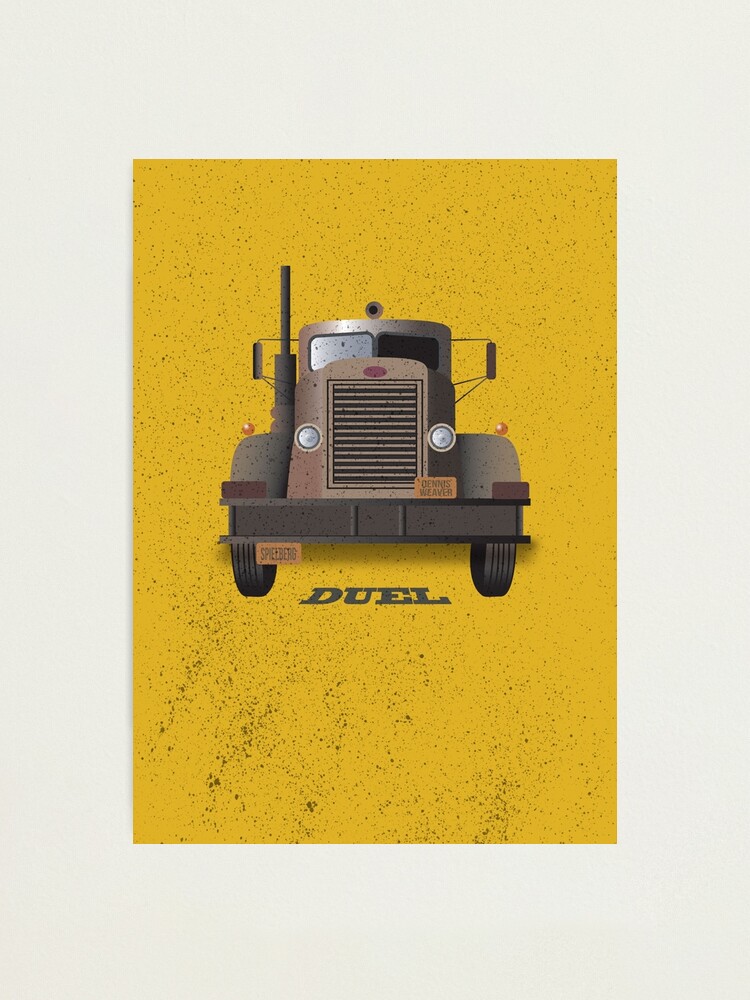 Alternate view of Duel - Alternative Movie Poster Photographic Print