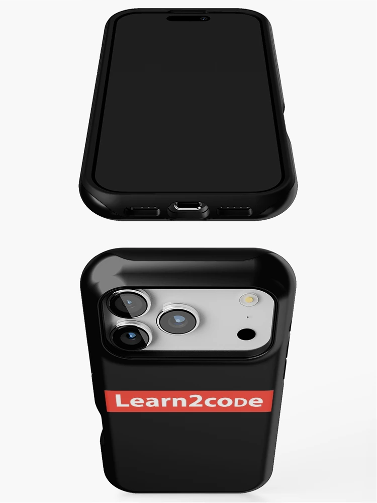 Thumbnail 3 of 4, iPhone Case, Learn 2 Code designed and sold by baggss.