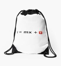 y = mx + Drawstring Bag