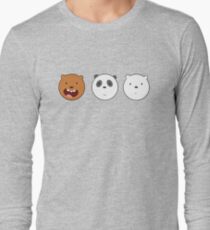 We Bare Bears Triple Circle Long Sleeve T-Shirt