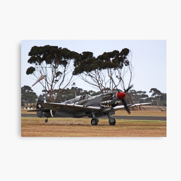 Spitfire Landing Canvas Print