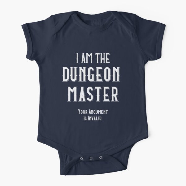 I am the Dungeon Master Short Sleeve Baby One-Piece