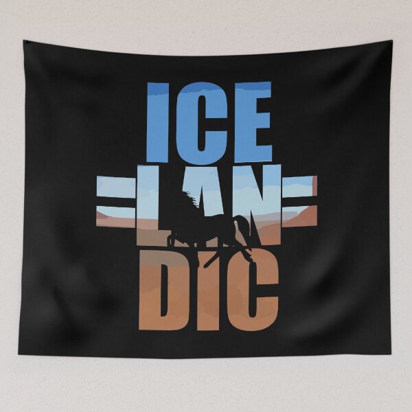Item preview, Icelandic Horse: Iceland Horse Tölt Pony Merch designed and sold by iLambdaChi.