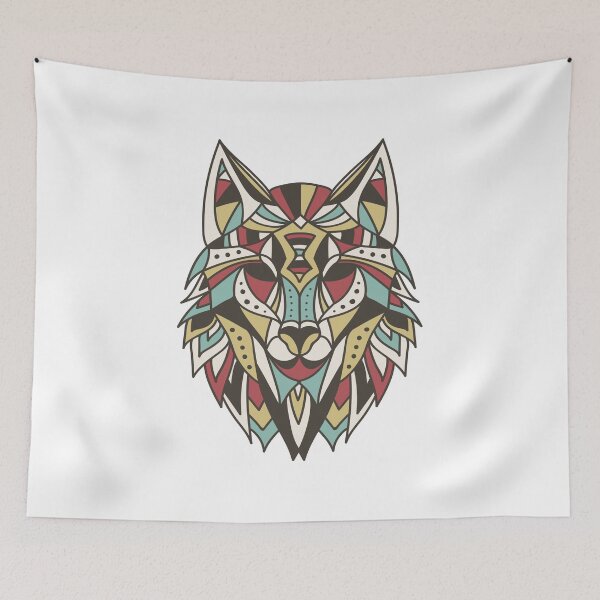 Item preview, TILED WOLF  designed and sold by Koala Designs & Print.