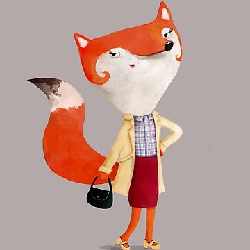 Artwork thumbnail, Classy Mod Fox Girl by colonelle