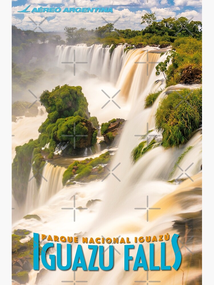 Iguazu Falls Travel Poster Premium Matte Vertical Poster sold by Emily ...