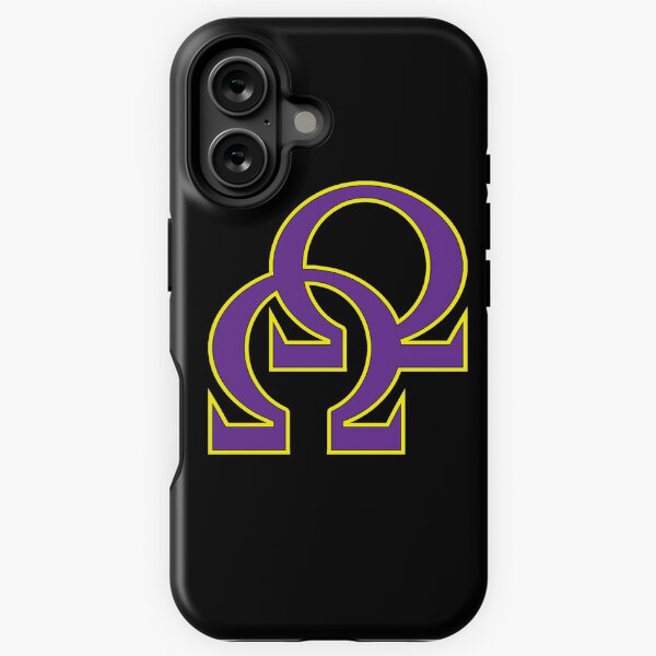 Aperçu de l'œuvre Que Double Omega Purple Gold Psi Phi créée et vendue par A O.