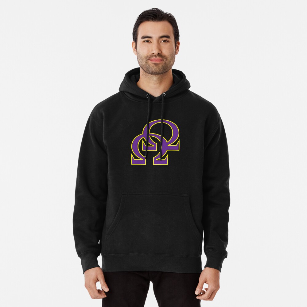 Que Double Omega Purple Gold Psi Phi