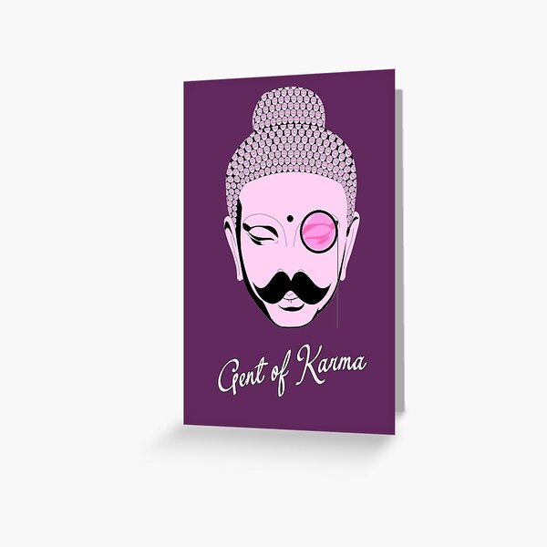 Gent Of Karma Greeting Card