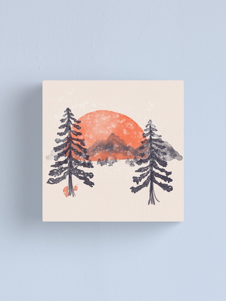 Alternate view of First Snow... Canvas Print