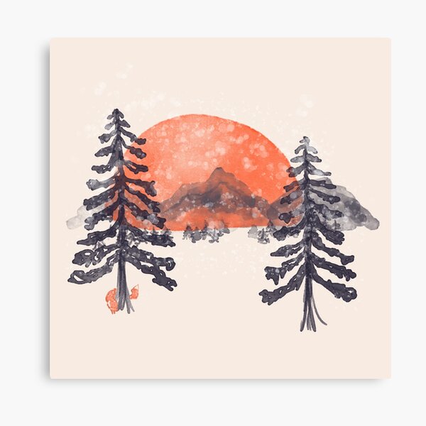 Discover First Snow... | Canvas Print