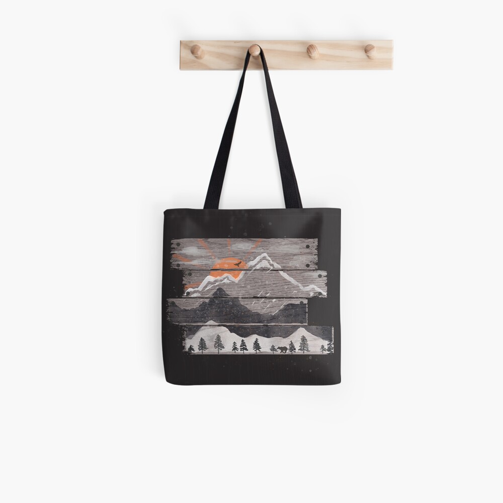 En el gris ... Bolsa de tela