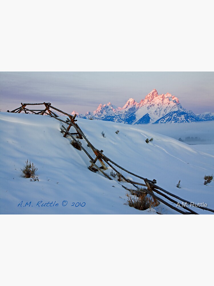 Running Buck & Rail, First Light on the Grand by annruttle