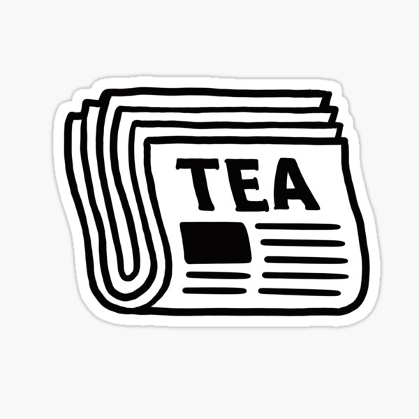 NEWSPAPER - TEA Sticker