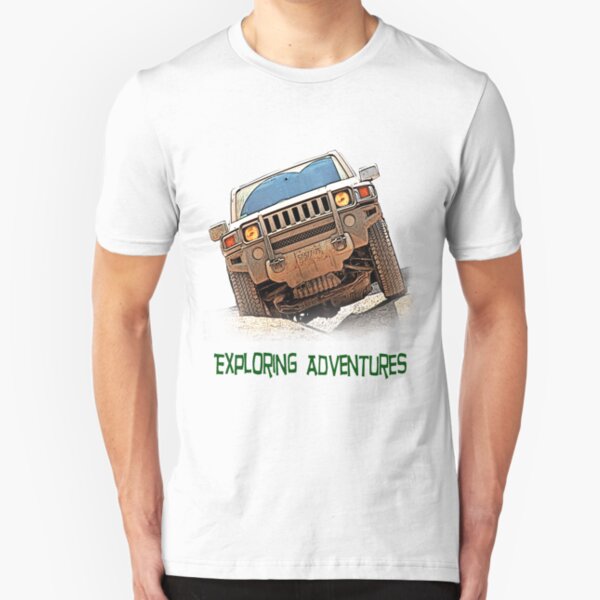Exploring Adventures Slim Fit T-Shirt