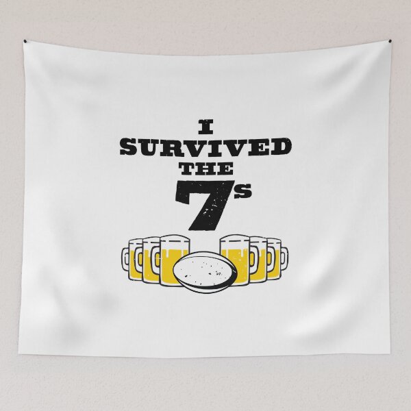 Item preview, I Survived The Rugby Sevens Rugby Fan Gift designed and sold by oberdoofus.