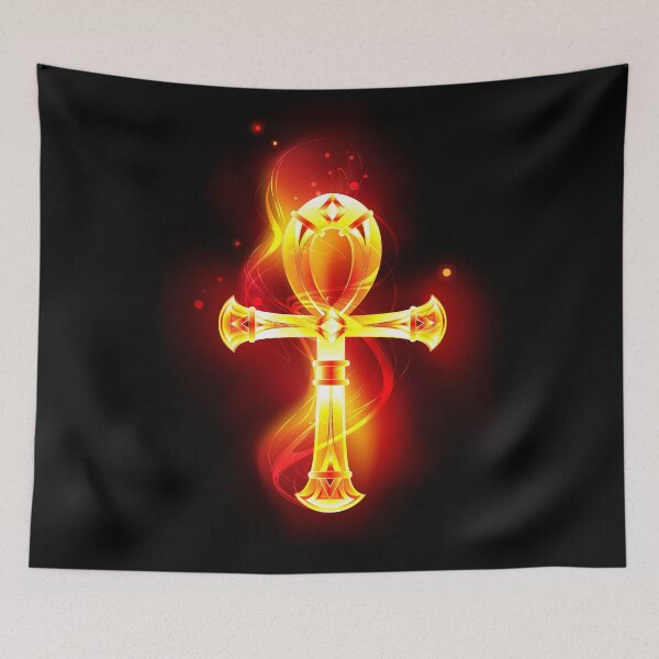 Item preview, Burning Ankh designed and sold by Blackmoon9.