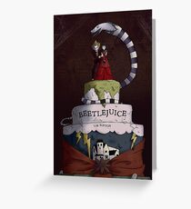 Beetlejuice Greeting Card
