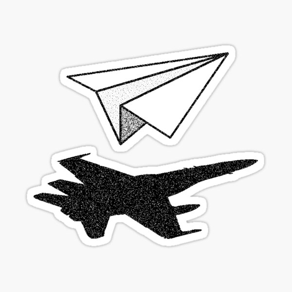 Item preview, Paper Plane Fighter Jet designed and sold by d247.