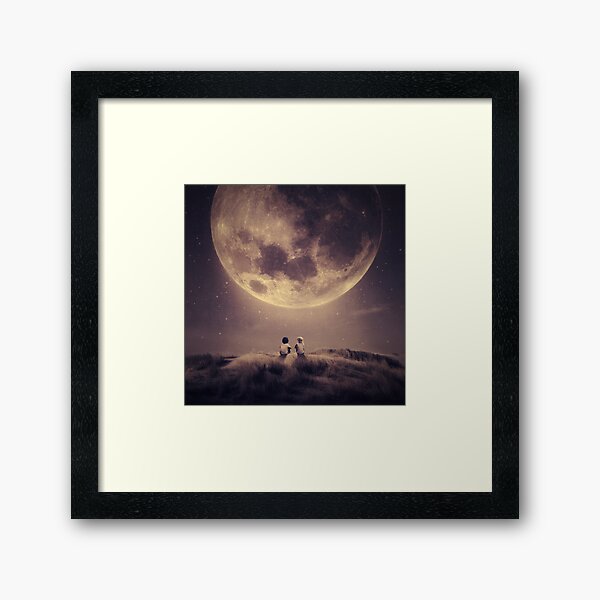 Where we tell our stories Framed Art Print