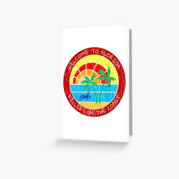 Welcome to Florida True Crime Logo Greeting Card