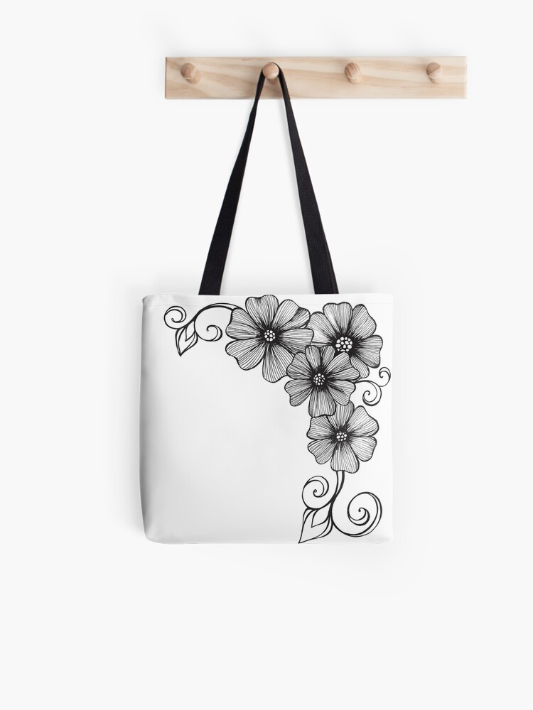 Customized Birds And Flowers Box Tote Bag - Crazy Corner