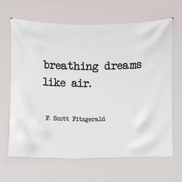 Item preview, breathing dreams like air. - Fitzgerald  designed and sold by corbrand.